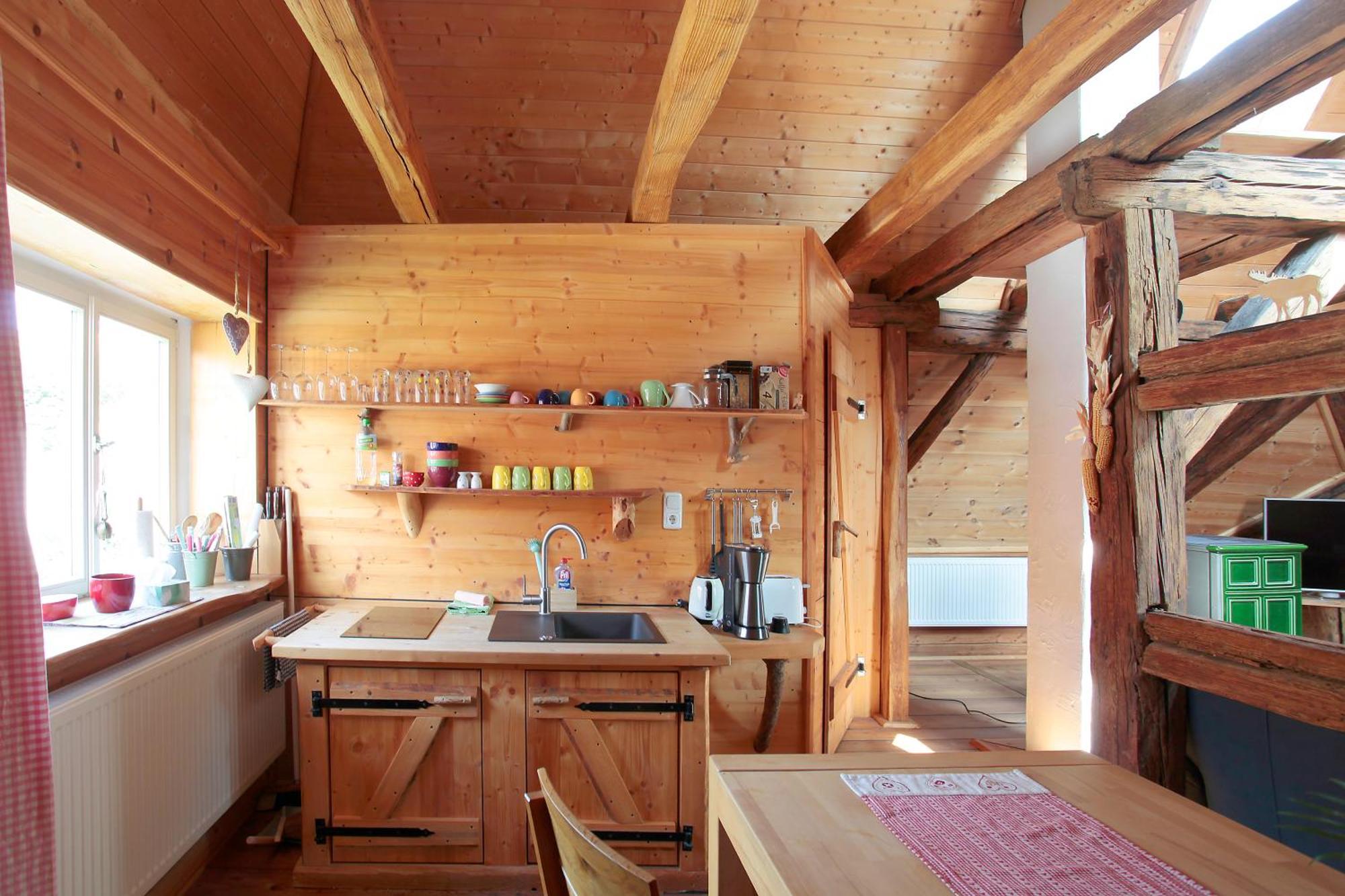 Gemuetliches Apartment Mit Galerie Im Ferienhof Litzendorf Eksteriør bilde
